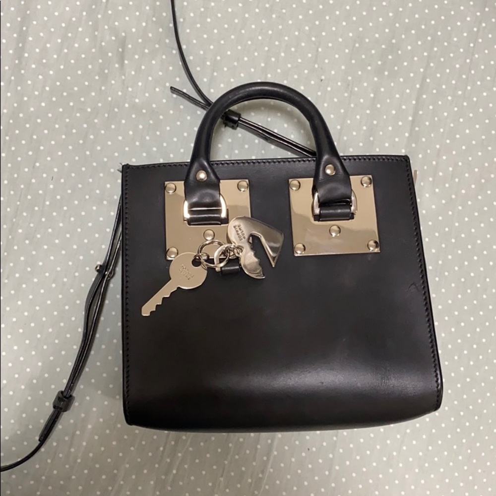 Sophie Hulme Leather Crossbody Handbag